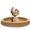 Buy natural stone fountain with angel statues