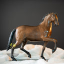 The ambling horse in bronze statuette