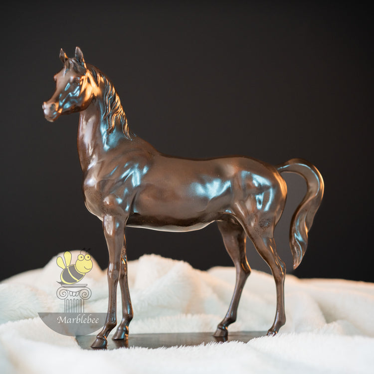 Petite statuette en bronze de poney