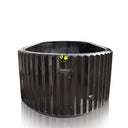 marble bathtub fluted design Black Marble
