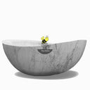 Carrara White Marble bathtub- Papillon Design