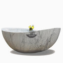 Carrara White Marble bathtub- Papillon Design