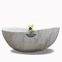 Carrara White Marble bathtub- Papillon Design