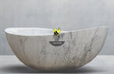 Carrara White Marble bathtub- Papillon Design