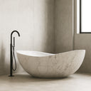 Carrara White Marble bathtub- Papillon Design