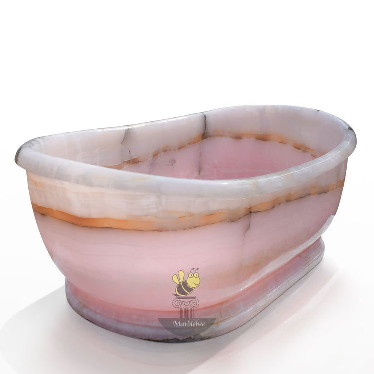 Rose Quartz Bathtub - Custom Design by MarbleBee