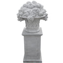 Large white stone planter