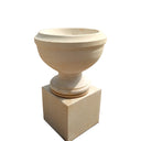Matte surface tall stone planters