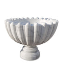 Matte surface marble plant stand