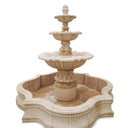 Buy Custom Beige 3-tiered garden fountain