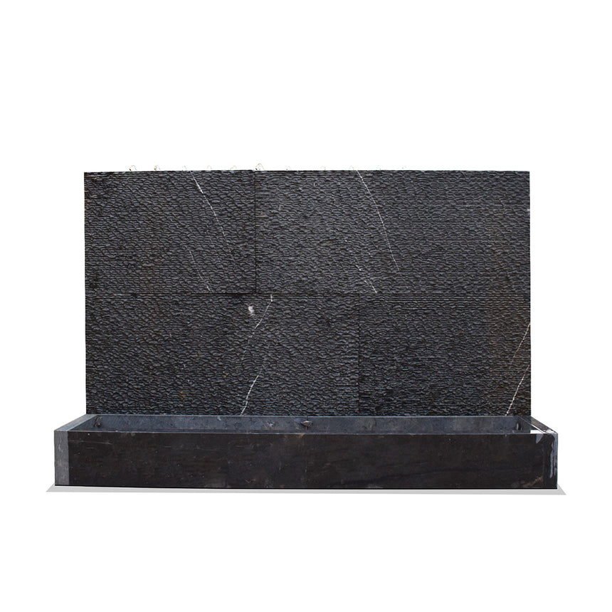 Buy black stone wall fountain