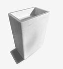 Cubic Marble Pedestal Sink