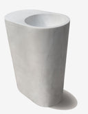 Stone Pedestal white marble sink For Sale