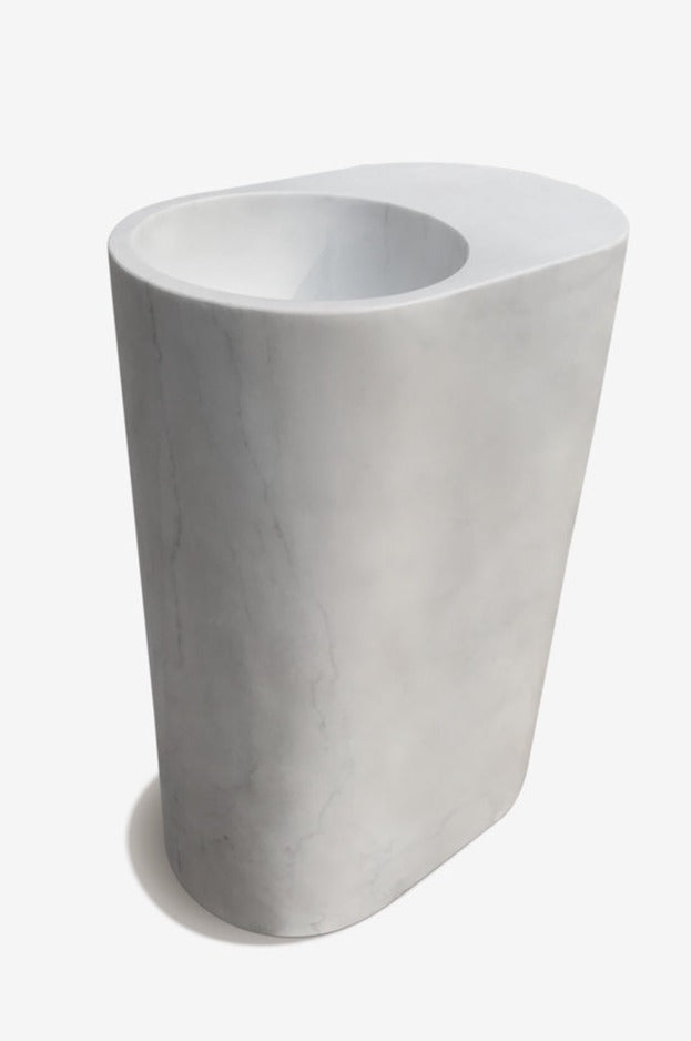 Buy Stone Pedestal white marble sink