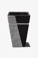 Stone Pedestal black and grey
