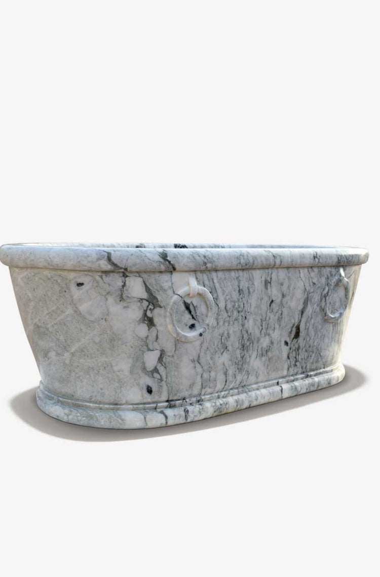Custom Carrara Stone Tub For Sale