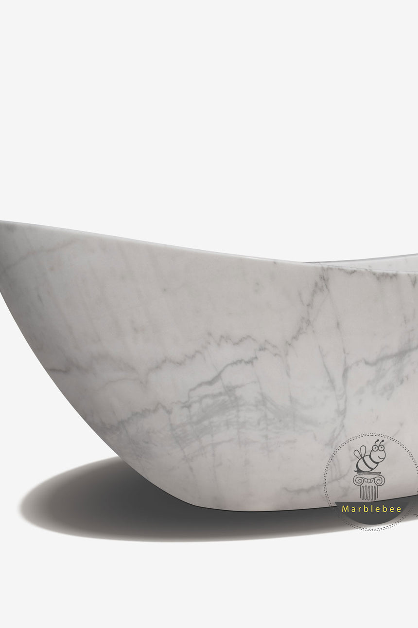 Custom White Stone BathTub For Sale