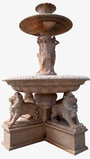 Custom Lion statues large garden fountain Media 