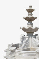 Custom winged horses statue