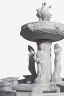 White Marble stone fountain For Sales