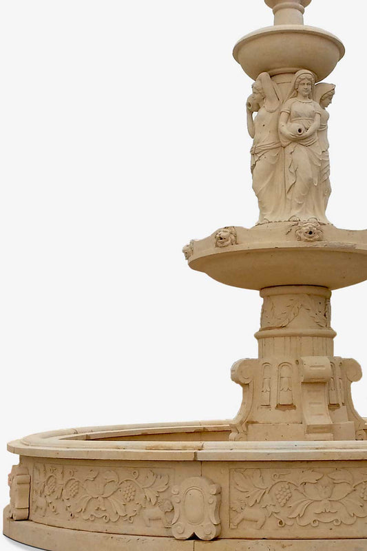 Two tier marble fountain for Sale