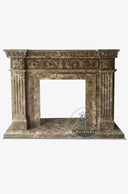 Buy Emperador Dark Marble Fireplace