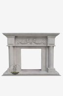 French Neoclassical Marble Mantel