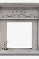 French Neoclassical Marble Mantel For Sale