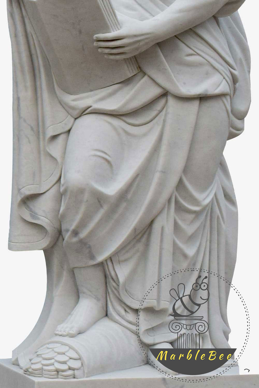 Custom Greek scholar marble statue For Sale
