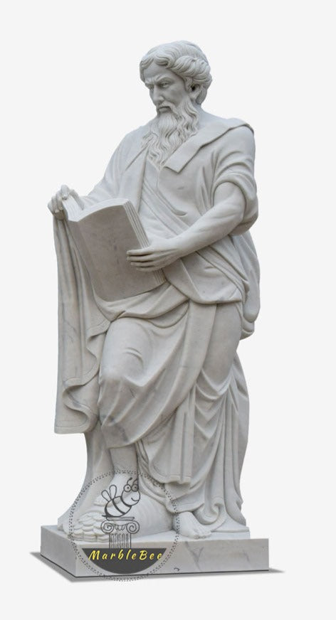 Buy Greek scholar marble statue