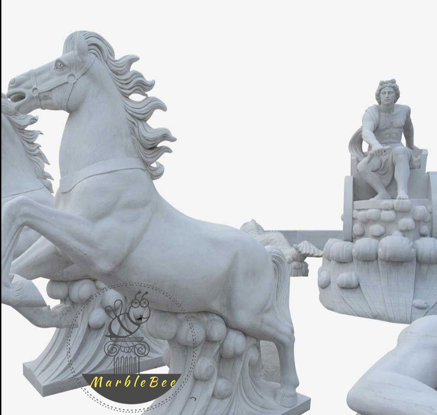 Buy Custom Horses statues garden fountain