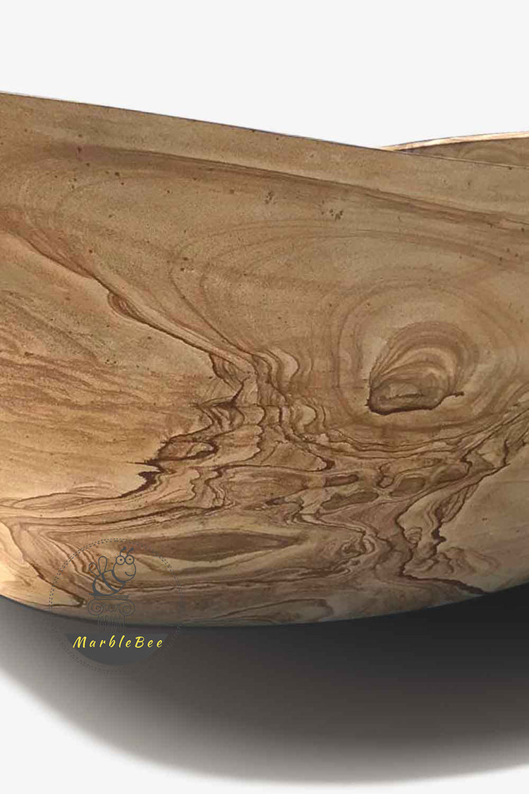Custom Jupiter Freestanding Natural Stone Bathtub For Sale