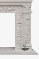 Custom Neoclassical Fireplace mantel For Sale