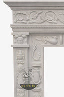 Custom Neoclassical Fireplace mantel