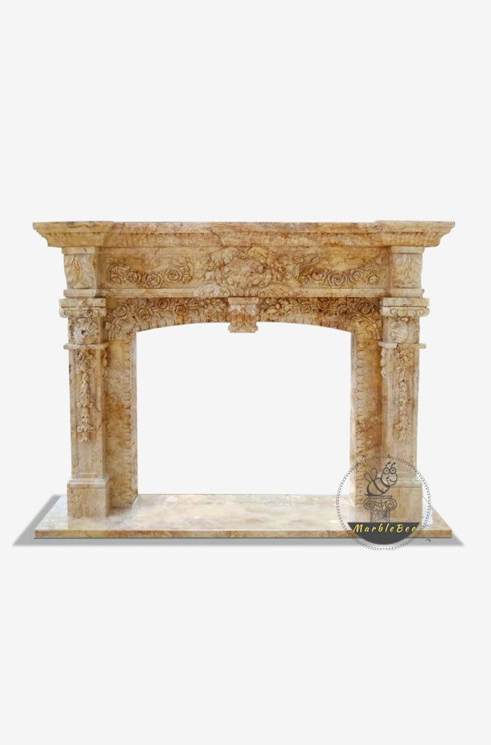 Buy Renaissance French Stone Fireplace Mantel