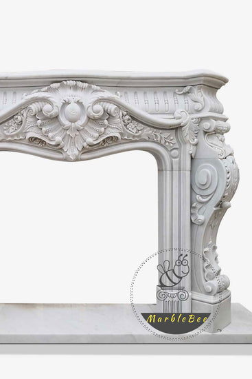 Custom Rococo Fireplace Mantel