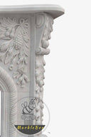 Custom Victorian Marble Fireplace Portal