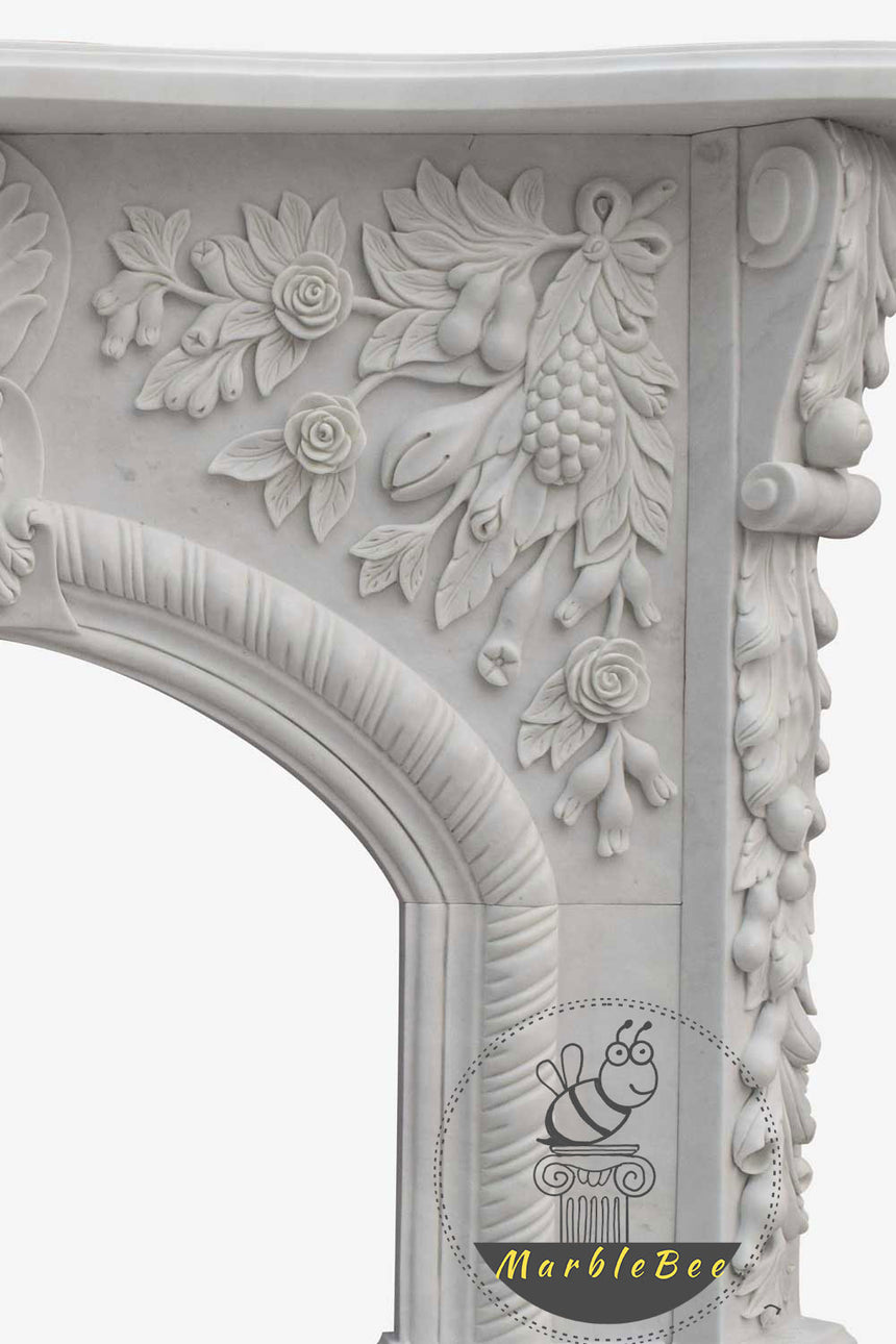 Victorian Marble Fireplace Portal for sale