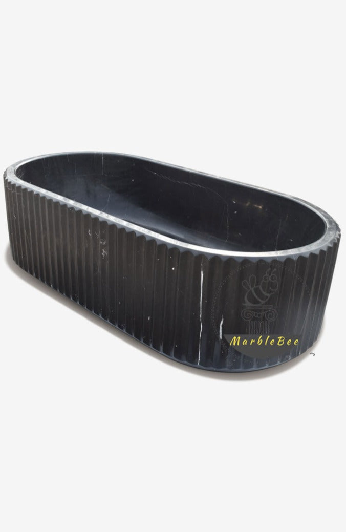 Custom Black Stone tub