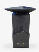 Contemporary triangular pedestal sink