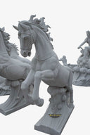 Custom Horses statues garden fountain