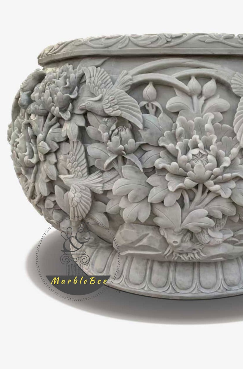 large stone planter indoor Large Stone Planters