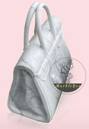 Solid Stone White Marble Bag For Sale