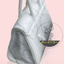  Buy Custom Solid Stone White Marble Bag