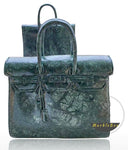 Custom Empress Green Marble Handbag