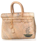 Custom Solid Pink Stone Bag