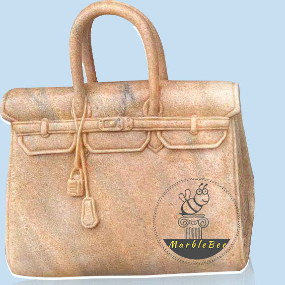 Buy Custom Solid Pink Stone Bag