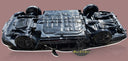  Hand Carved Black Marble Antique Car For Sale