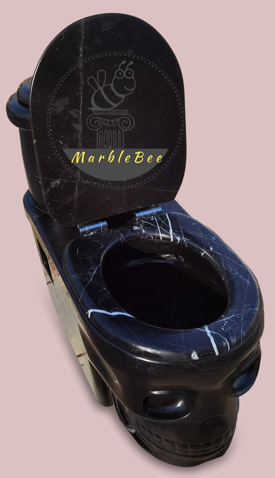 Black Marble Toilet For Sale
