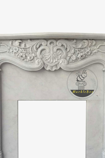 Neo-classical Marble Fireplace For Sale